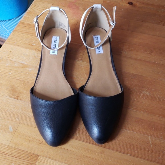 steve madden ankle strap flats